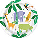 Unique Bordjes Safari Fun 23CM (8ST) Unique Bordjes Safari Fun 23CM (8ST)