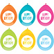 Party Factory NL Ballonnen Festive Colors Happy Birthday 30CM (6ST) Party Factory NL Ballonnen Festive Colors Happy Birthday 30CM (6ST)