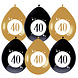 Party Factory NL Ballonnen Festive Gold 40 Jaar 30CM (6ST) Party Factory NL Ballonnen Festive Gold 40 Jaar 30CM (6ST)
