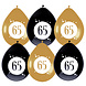 Party Factory NL Ballonnen Festive Gold 65 Jaar 30CM (6ST) Party Factory NL Ballonnen Festive Gold 65 Jaar 30CM (6ST)
