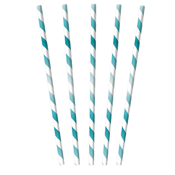 Papieren Rietjes Mint 12ST