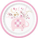 Unique BabyShower Bordjes Elephant Pink 23CM (8ST) Unique BabyShower Bordjes Elephant Pink 23CM (8ST)