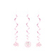 Unique BabyShower Rotorspiralen Elephant Pink 66CM (3ST) Unique BabyShower Rotorspiralen Elephant Pink 66CM (3ST)