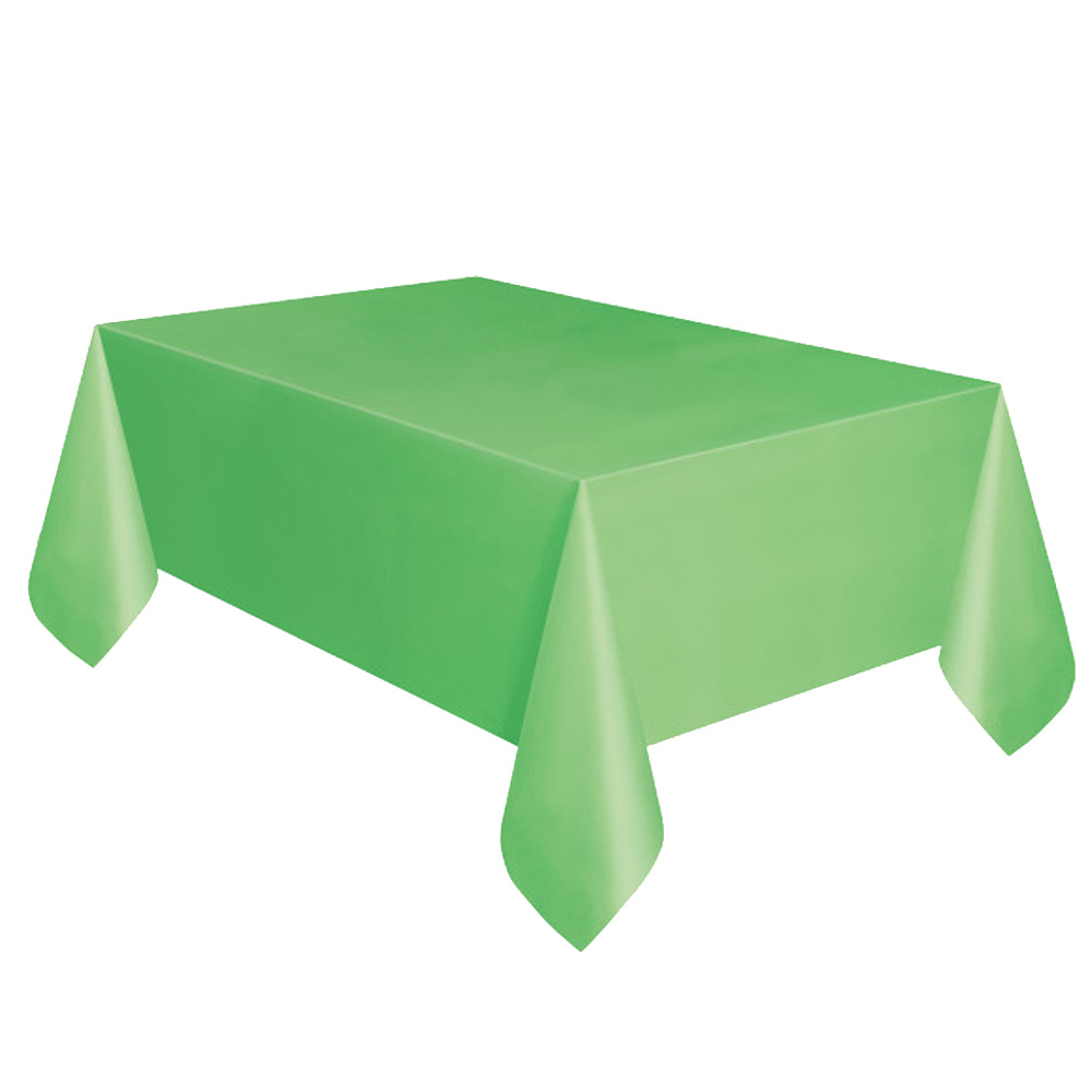 Plastic Tafelkleed Lichtgroen 140cm x 274cm (1ST)