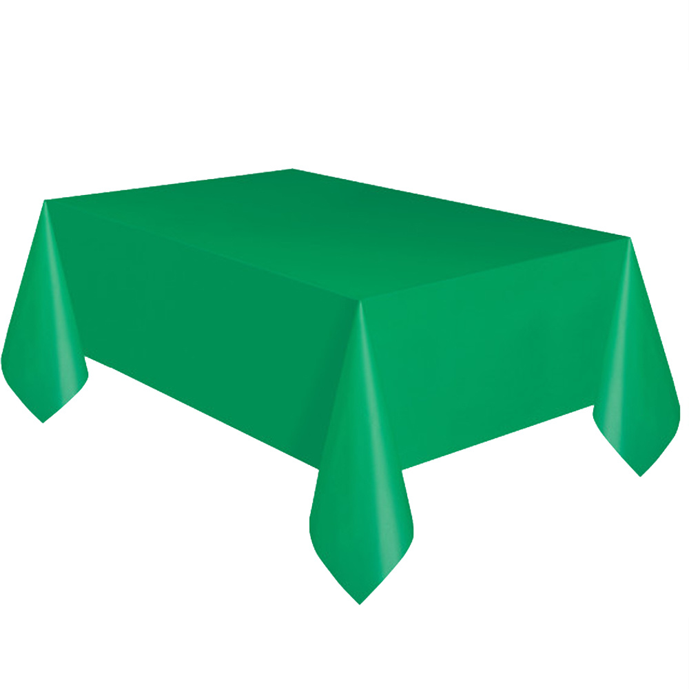 Plastic Tafelkleed Donkergroen 140cm x 274cm (1ST)