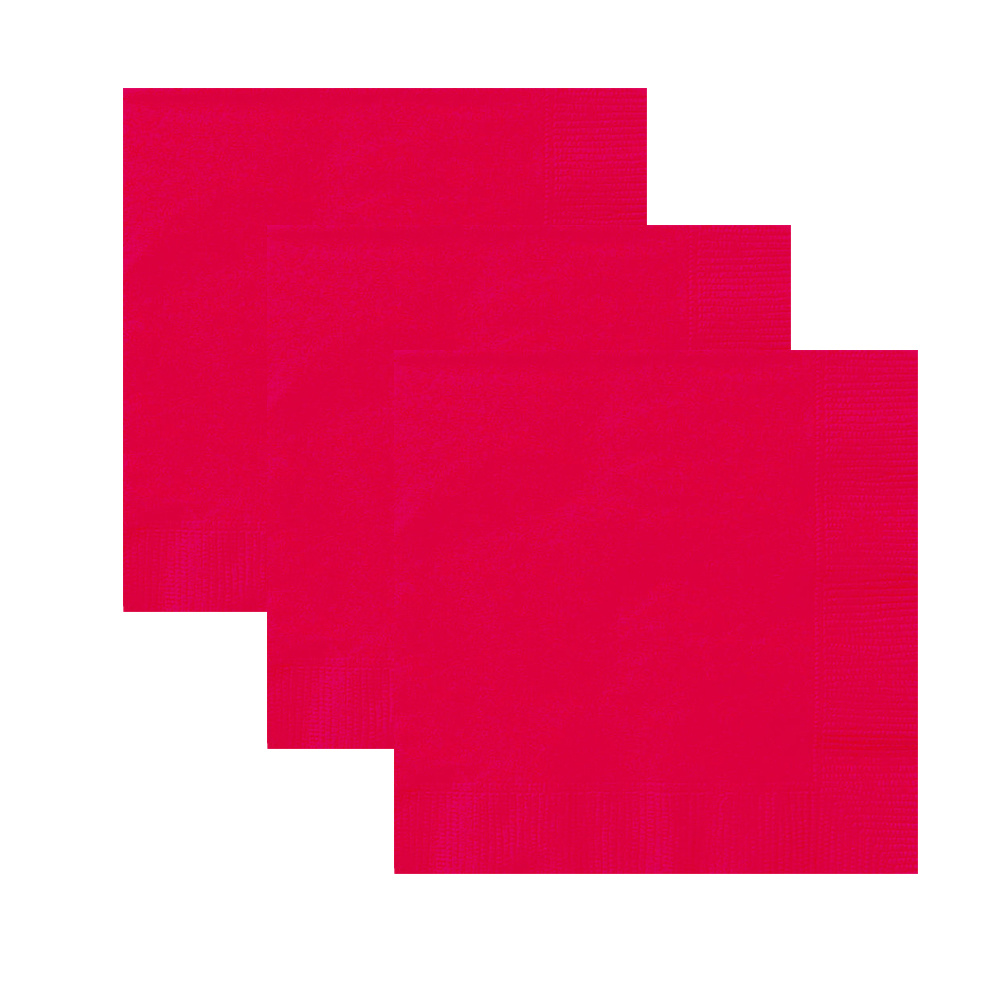 Servetten Rood 33cm x 33cm (20ST)