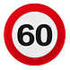 Folat Feestbordjes 60 Jaar Verkeersbord 23CM (8ST) Folat Feestbordjes 60 Jaar Verkeersbord 23CM (8ST)