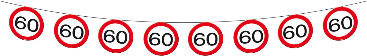 Slinger 60 Jaar Verkeersbord 12M
