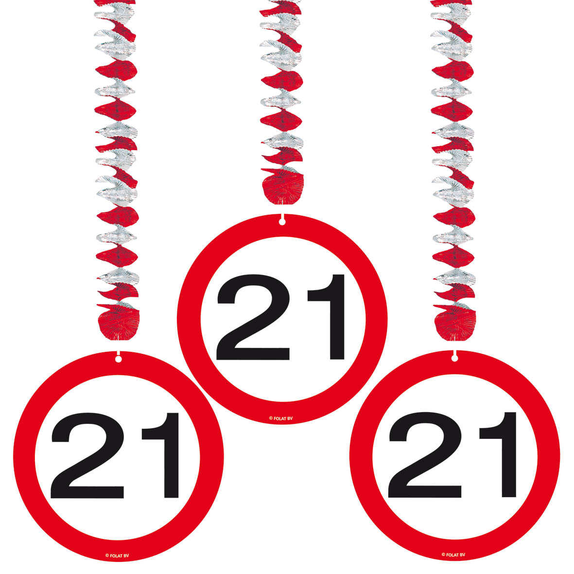 Rotorspiralen 21 Jaar Verkeersbord 3ST
