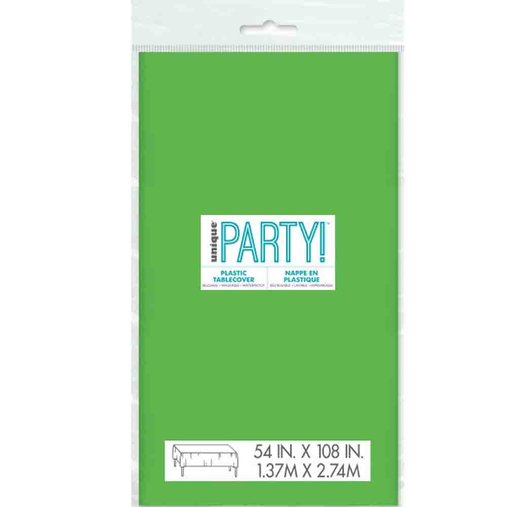 Plastic Tafelkleed Lichtgroen 140cm x 274cm (1ST)