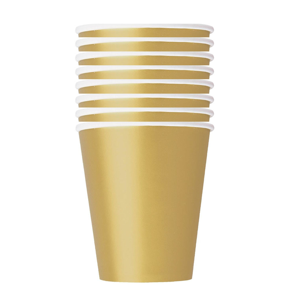 Bekertjes Goud 266ML (8ST)