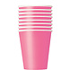 Unique Bekertjes Magenta 266ML (8ST) Unique Bekertjes Magenta 266ML (8ST)