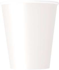 Bekertjes Wit 266ML (8ST)
