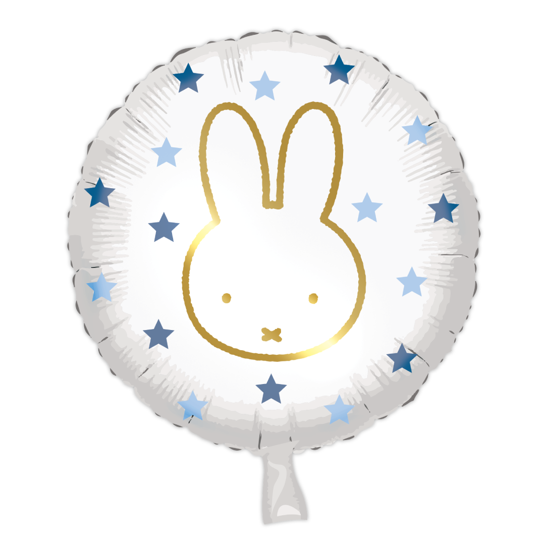 Nijntje Folieballon Rond Blauw 45CM