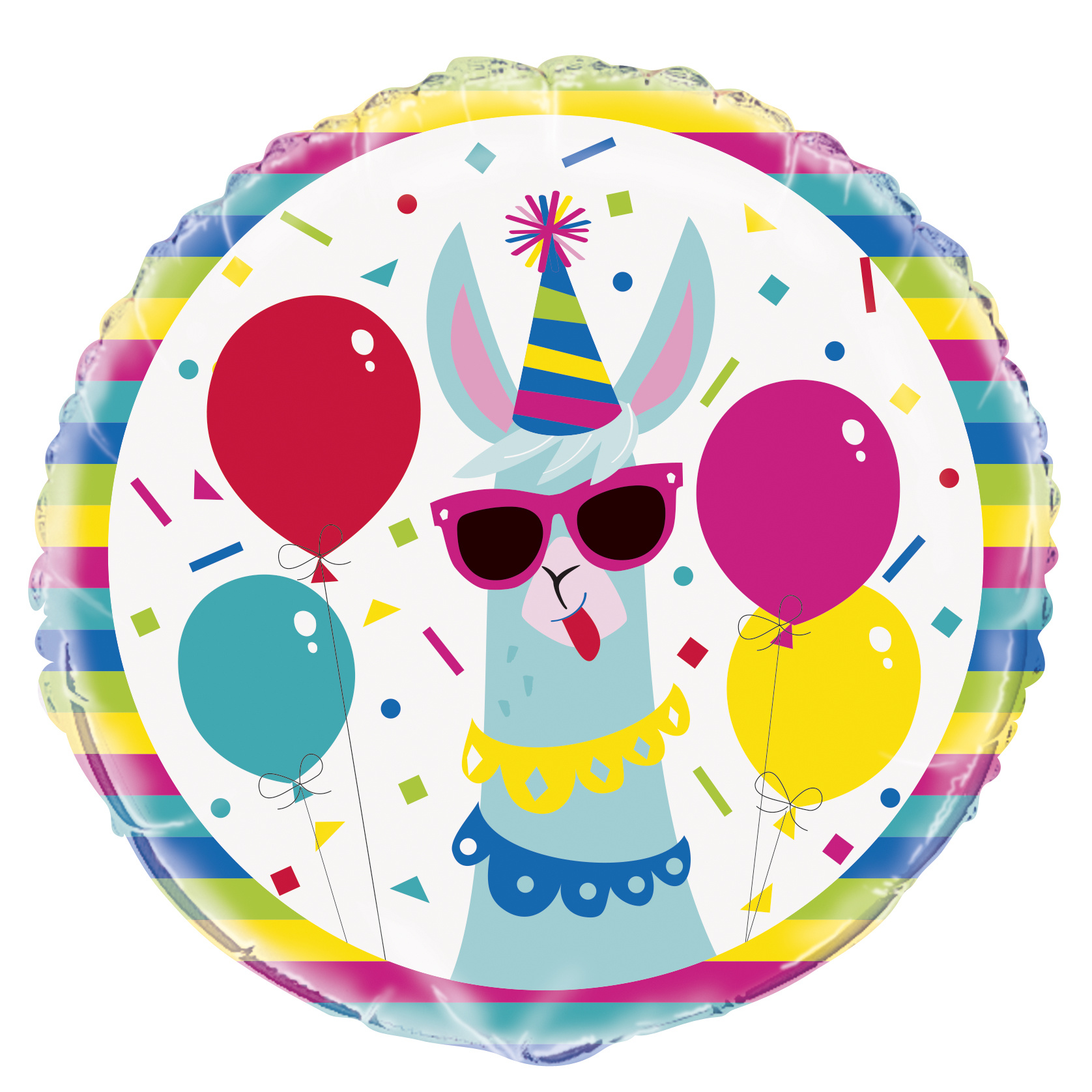 Lama Birthday Folie Ballon 45CM (Leeg)
