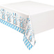 Unique BabyShower Tafelkleed Elephant Blue 137cm x 214cm Unique BabyShower Tafelkleed Elephant Blue 137cm x 214cm
