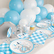 Unique BabyShower Bordjes Elephant Blue 18CM (8ST) Unique BabyShower Bordjes Elephant Blue 18CM (8ST)