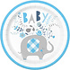 Unique BabyShower Bordjes Elephant Blue 23CM (8ST) Unique BabyShower Bordjes Elephant Blue 23CM (8ST)
