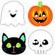 Amscan Halloween Friends Maskers 8ST Amscan Halloween Friends Maskers 8ST
