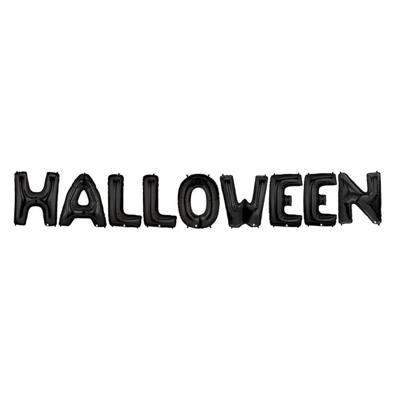 Halloween Folie Ballon Tekst 9x 40CM