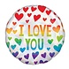 Amscan Folieballon Rainbow 'I Love You' 43CM (Niet Gevuld) Amscan Folieballon Rainbow 'I Love You' 43CM (Niet Gevuld)