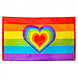 Boland Polyester Vlag Regenboog Pride & LHBTI 90cmx 150cm Boland Polyester Vlag Regenboog Pride & LHBTI 90cmx 150cm