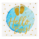 Boland Servetten Hello Boy 25cm x 25cm (12ST) Boland Servetten Hello Boy 25cm x 25cm (12ST)