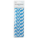 We Fiesta Party Papieren Rietjes Blauw 20ST We Fiesta Party Papieren Rietjes Blauw 20ST