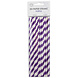 We Fiesta Party Papieren Rietjes Paars 20ST We Fiesta Party Papieren Rietjes Paars 20ST