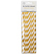 We Fiesta Party Papieren Rietjes Goud Hotstamp 20ST We Fiesta Party Papieren Rietjes Goud Hotstamp 20ST