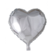 We Fiesta Party Folieballon Hart Zilver 45CM We Fiesta Party Folieballon Hart Zilver 45CM