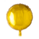 We Fiesta Party Folieballon Rond Goud 45CM We Fiesta Party Folieballon Rond Goud 45CM