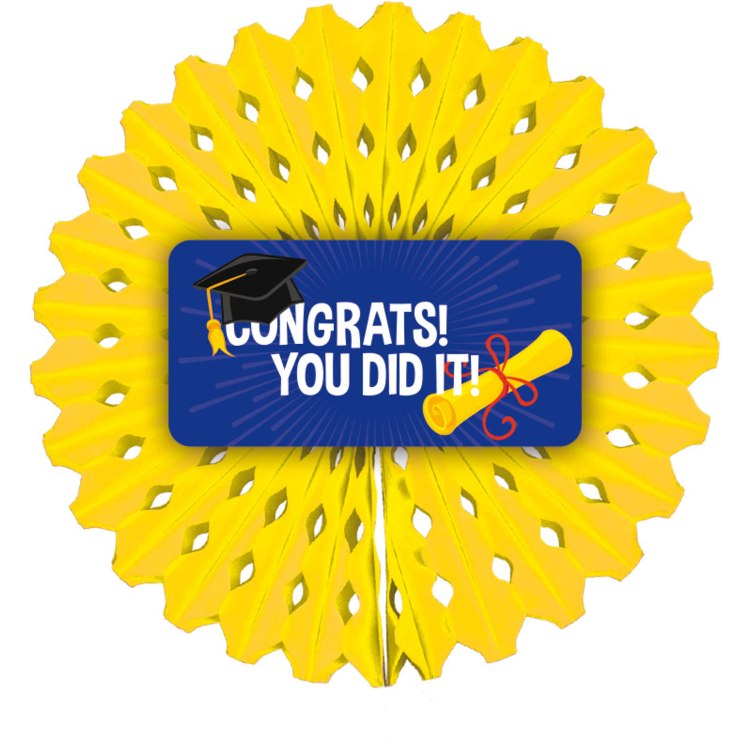 Honeycomb Geslaagd Congrats You Did It 45CM