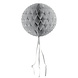Folat Honeycomb Bol Zilver 30CM Folat Honeycomb Bol Zilver 30CM
