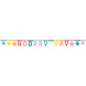 Folat Letterslinger Hooray Yay Pastel 1.6M Folat Letterslinger Hooray Yay Pastel 1.6M