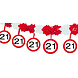 Folat Verkeersbord Slinger met Onderhangers 21 Jaar 4M Folat Verkeersbord Slinger met Onderhangers 21 Jaar 4M