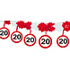 Folat Verkeersbord Slinger met Onderhangers 20 Jaar 4M Folat Verkeersbord Slinger met Onderhangers 20 Jaar 4M