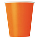 Unique Bekertjes Oranje 266ML (14ST) Unique Bekertjes Oranje 266ML (14ST)