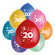 Folat Ballonnen Color Pop 20 Jaar 23CM (8ST) Folat Ballonnen Color Pop 20 Jaar 23CM (8ST)