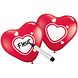 Folat Hartjes Ballonnen Rood Beschrijfbaar 25CM (6ST) Folat Hartjes Ballonnen Rood Beschrijfbaar 25CM (6ST)