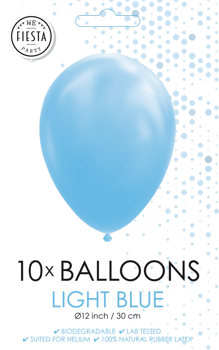 Ballonnen Baby Blauw 30CM (10ST)