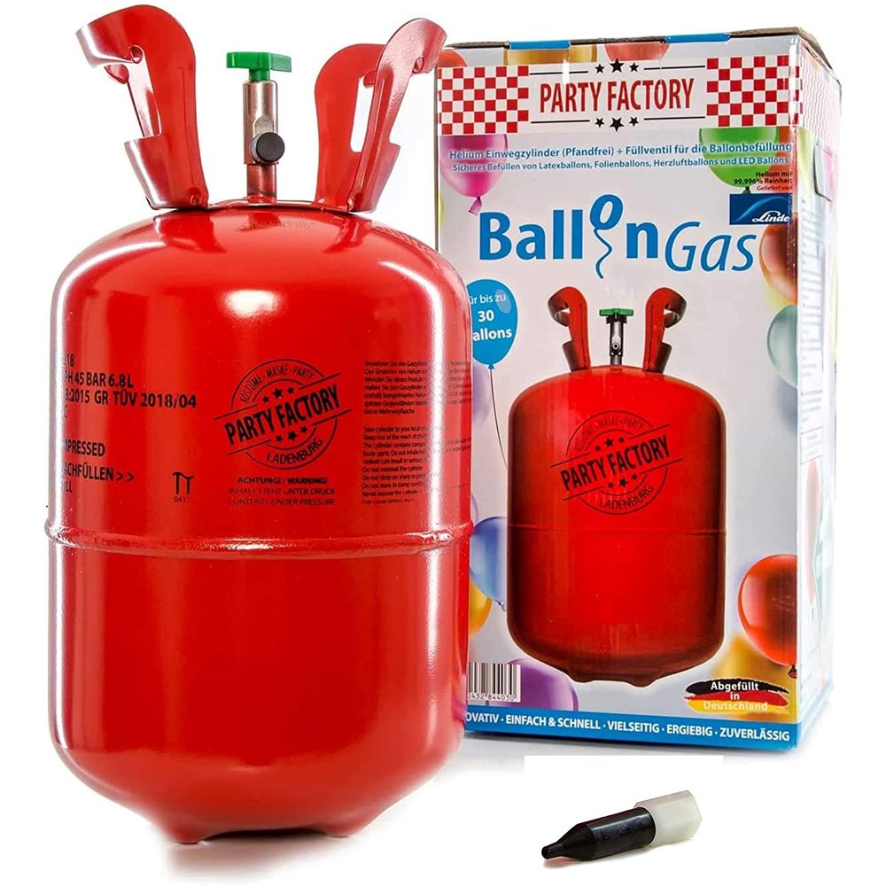 Verplicht Bejaarden Sympton Helium Tank 30 Ballonnen • Helium Tanks • Ballon Gas - Partylove.nl