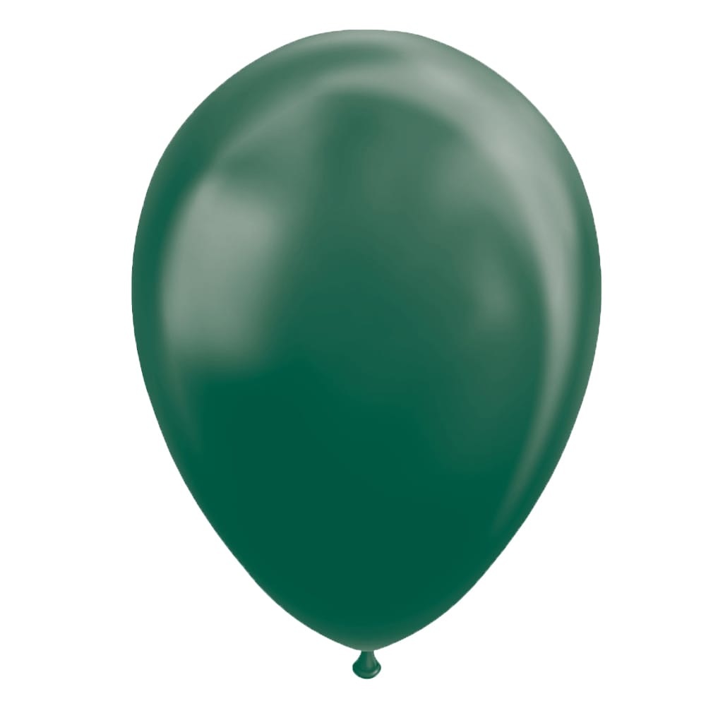 Ballonnen Metallic Groen 30CM (25ST)