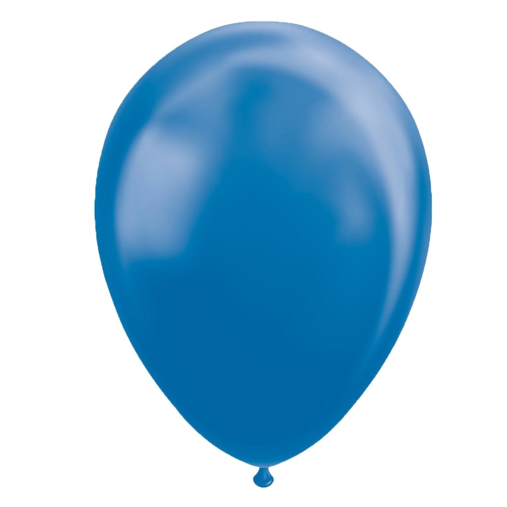 Ballonnen Metallic Blauw 30CM (25ST)