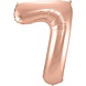 Party Factory NL XL Folieballon Cijfer 7 Rose Goud (92CM) Party Factory NL XL Folieballon Cijfer 7 Rose Goud (92CM)