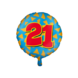 Paperdreams Folieballon 21 Jaar Happy Colors 46CM Paperdreams Folieballon 21 Jaar Happy Colors 46CM