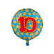 Paperdreams Folieballon 10 Jaar Happy Colors 46CM Paperdreams Folieballon 10 Jaar Happy Colors 46CM