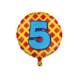 Paperdreams Folieballon 5 Jaar Happy Colors 46CM Paperdreams Folieballon 5 Jaar Happy Colors 46CM