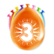 Paperdreams Ballonnen 3 Jaar Party 30CM (8ST) Paperdreams Ballonnen 3 Jaar Party 30CM (8ST)