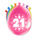 Paperdreams Ballonnen 21 Jaar Party 30CM (8ST) Paperdreams Ballonnen 21 Jaar Party 30CM (8ST)